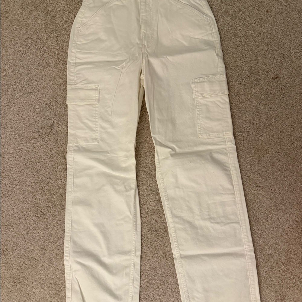 Hollister Cream High-Rise Dad Pants - Picture 3 of 4
